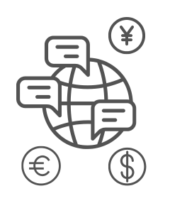 Multimoneda y Multilingüe