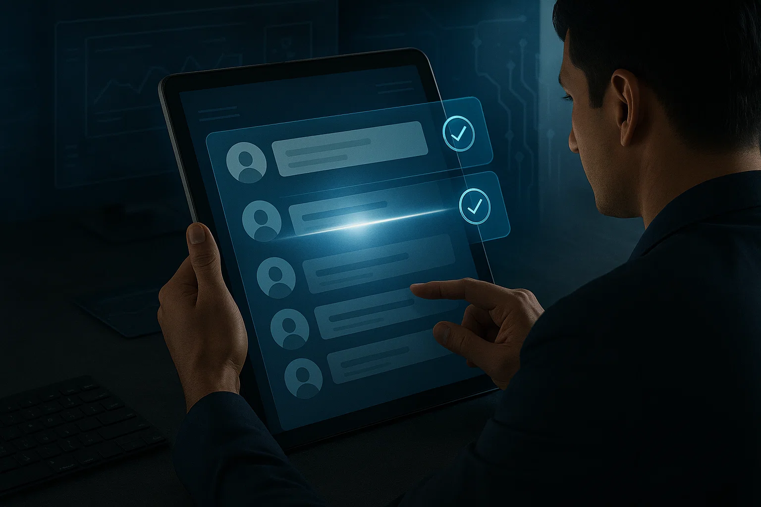 Verificar cada contacto